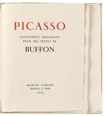 (PICASSO, PABLO.) Buffon, Georges Louis Marie Leclerc. Eaux-Fortes originales pour des textes de Buffon.